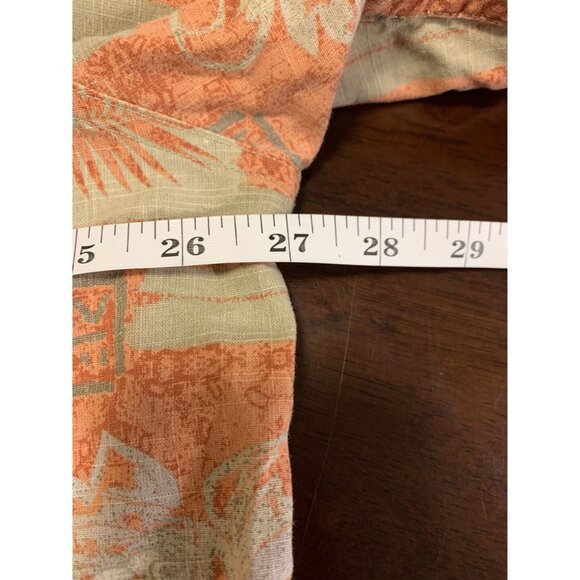Croft & Barrow XL Cotton Tropical Aztec Casual Shirt Classic - Picture 4 of 8